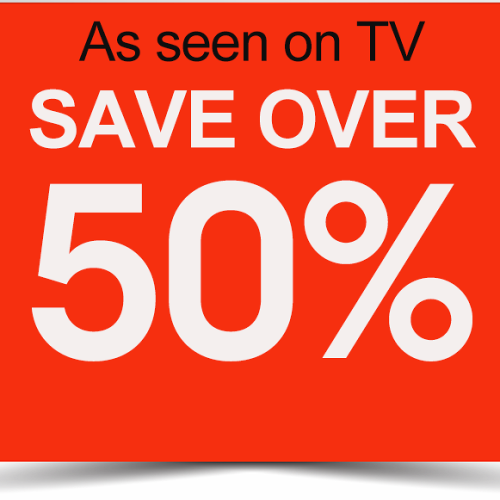 As Seen on TV 50% off